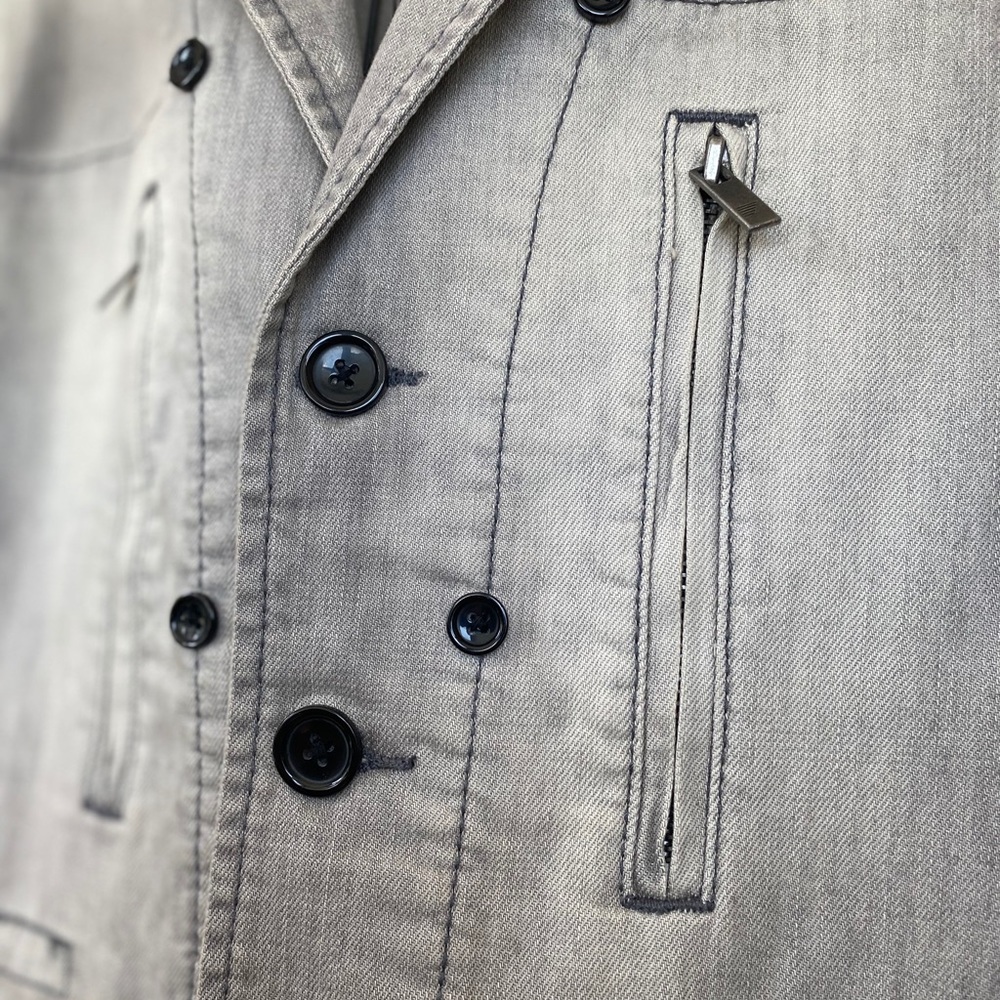 Vintage Gray Jacket By Bcbgeneration - image 8